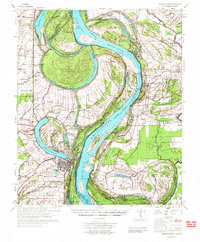 preview thumbnail of historical topo map of Lake Providence, LA in 1972