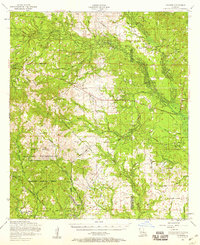 Download a high-resolution, GPS-compatible USGS topo map for Leander, LA (1958 edition)