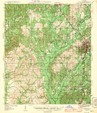 1943 Map of Leesville