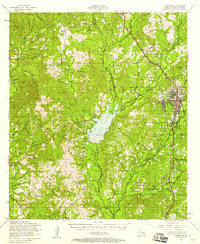 Download a high-resolution, GPS-compatible USGS topo map for Leesville, LA (1958 edition)