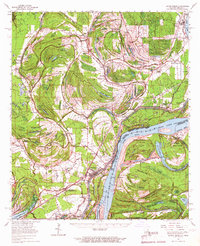 Download a high-resolution, GPS-compatible USGS topo map for Locust Ridge, LA (1967 edition)