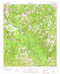 preview thumbnail of historical topo map of Logansport, LA in 1956