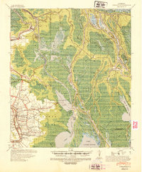 1941 Map of Loreauville, LA, 1943 Print