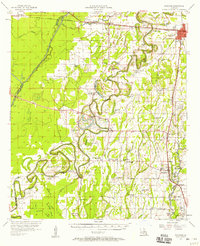 Download a high-resolution, GPS-compatible USGS topo map for Mangham, LA (1958 edition)