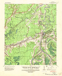 Download a high-resolution, GPS-compatible USGS topo map for Manifest, LA (1943 edition)