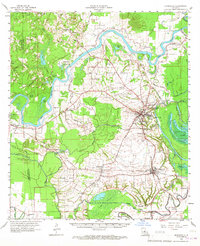 preview thumbnail of historical topo map of Marksville, LA in 1962