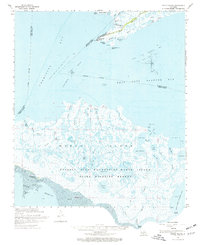 Download a high-resolution, GPS-compatible USGS topo map for Marsh Island, LA (1976 edition)