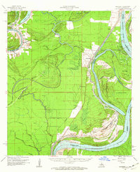 Download a high-resolution, GPS-compatible USGS topo map for Monterey, LA (1963 edition)