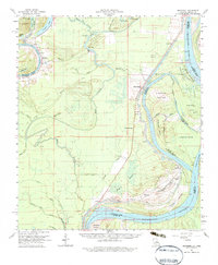Download a high-resolution, GPS-compatible USGS topo map for Monterey, LA (1983 edition)
