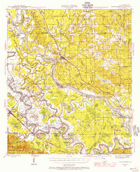 1942 Map of Montgomery, 1956 Print