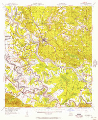 Download a high-resolution, GPS-compatible USGS topo map for Montgomery, LA (1957 edition)