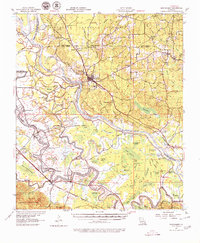 Download a high-resolution, GPS-compatible USGS topo map for Montgomery, LA (1979 edition)