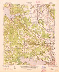 Download a high-resolution, GPS-compatible USGS topo map for Mooringsport, LA (1948 edition)