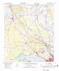 Download a high-resolution, GPS-compatible USGS topo map for Mooringsport, LA (1983 edition)