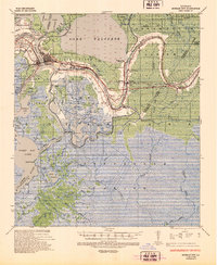 1935 Map of Amelia, LA