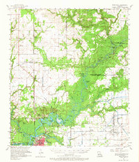 Download a high-resolution, GPS-compatible USGS topo map for Moss Bluff, LA (1965 edition)