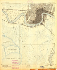 1891 Map of New Orleans