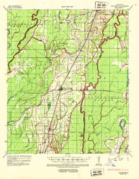 1935 Map of Oak Grove, 1938 Print