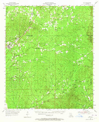 Download a high-resolution, GPS-compatible USGS topo map for Olla, LA (1965 edition)