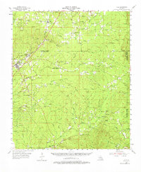 Download a high-resolution, GPS-compatible USGS topo map for Olla, LA (1975 edition)
