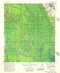 preview thumbnail of historical topo map of Iberville County, LA in 1955