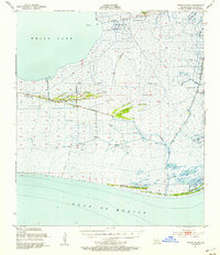 Download a high-resolution, GPS-compatible USGS topo map for Pecan Island, LA (1955 edition)