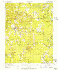 Download a high-resolution, GPS-compatible USGS topo map for Plain Dealing, LA (1956 edition)