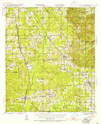 1943 Map of Pleasant Hill, 1955 Print