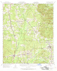 preview thumbnail of historical topo map of Pleasant Hill, LA in 1957