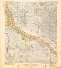 preview thumbnail of historical topo map of Plaquemines County, LA in 1939