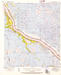 Download a high-resolution, GPS-compatible USGS topo map for Pointe a La Hache, LA (1954 edition)