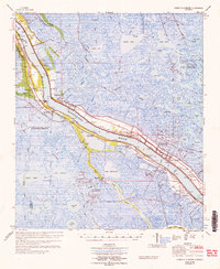 preview thumbnail of historical topo map of Plaquemines County, LA in 1964