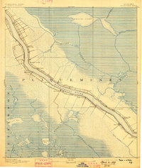 Download a high-resolution, GPS-compatible USGS topo map for Pointe a La Hache, LA (1898 edition)
