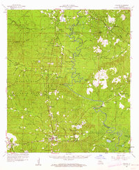 Download a high-resolution, GPS-compatible USGS topo map for Pollock, LA (1962 edition)