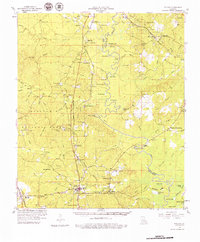 preview thumbnail of historical topo map of Pollock, LA in 1958