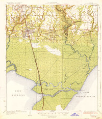 Download a high-resolution, GPS-compatible USGS topo map for Ponchatoula, LA (1935 edition)