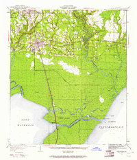 Download a high-resolution, GPS-compatible USGS topo map for Ponchatoula, LA (1961 edition)
