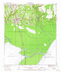 Download a high-resolution, GPS-compatible USGS topo map for Ponchatoula, LA (1968 edition)