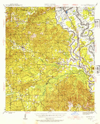 Download a high-resolution, GPS-compatible USGS topo map for Provencal, LA (1954 edition)
