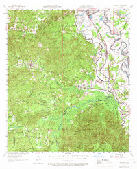 Download a high-resolution, GPS-compatible USGS topo map for Provencal, LA (1966 edition)