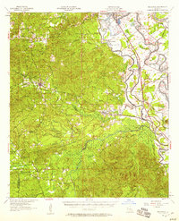 Download a high-resolution, GPS-compatible USGS topo map for Provencal, LA (1958 edition)