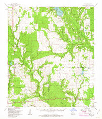 preview thumbnail of historical topo map of Reeves, LA in 1961