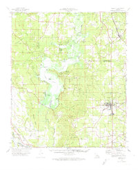 preview thumbnail of historical topo map of Ringgold, LA in 1972