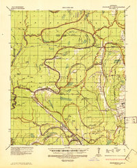 1935 Map of Franklin County, LA, 1942 Print