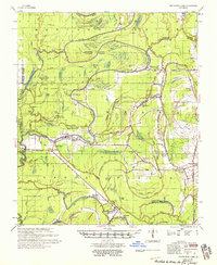 Download a high-resolution, GPS-compatible USGS topo map for Shackleford Lake, LA (1958 edition)