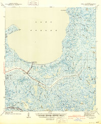 preview thumbnail of historical topo map of St. Bernard County, LA in 1941