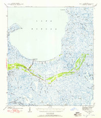preview thumbnail of historical topo map of St. Bernard County, LA in 1939