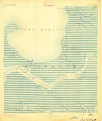 preview thumbnail of historical topo map of St. Bernard County, LA in 1893