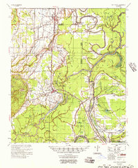 Download a high-resolution, GPS-compatible USGS topo map for Sicily Island, LA (1957 edition)