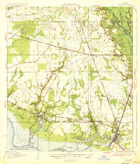 1935 Map of Slidell, LA